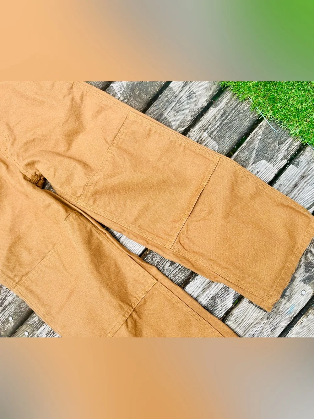 Carhartt Kid's Washed Duck Bib Overalls
